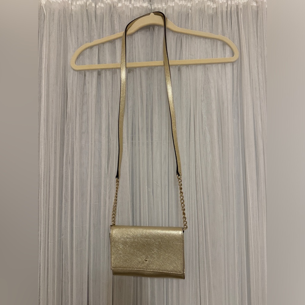 Kate Spade Crossbody / Clutch in Gold